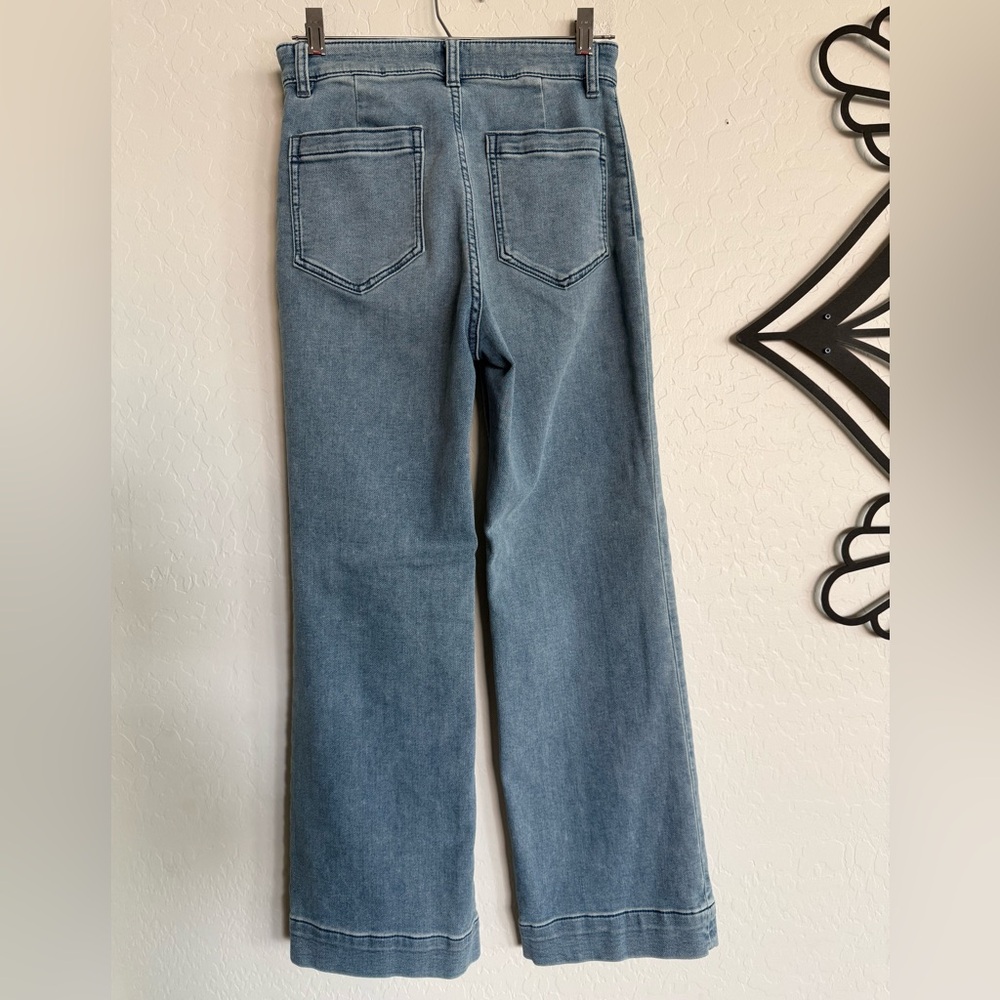 FAHERTY Stretch Terry Patch Pocket Jeans - Light … - image 4